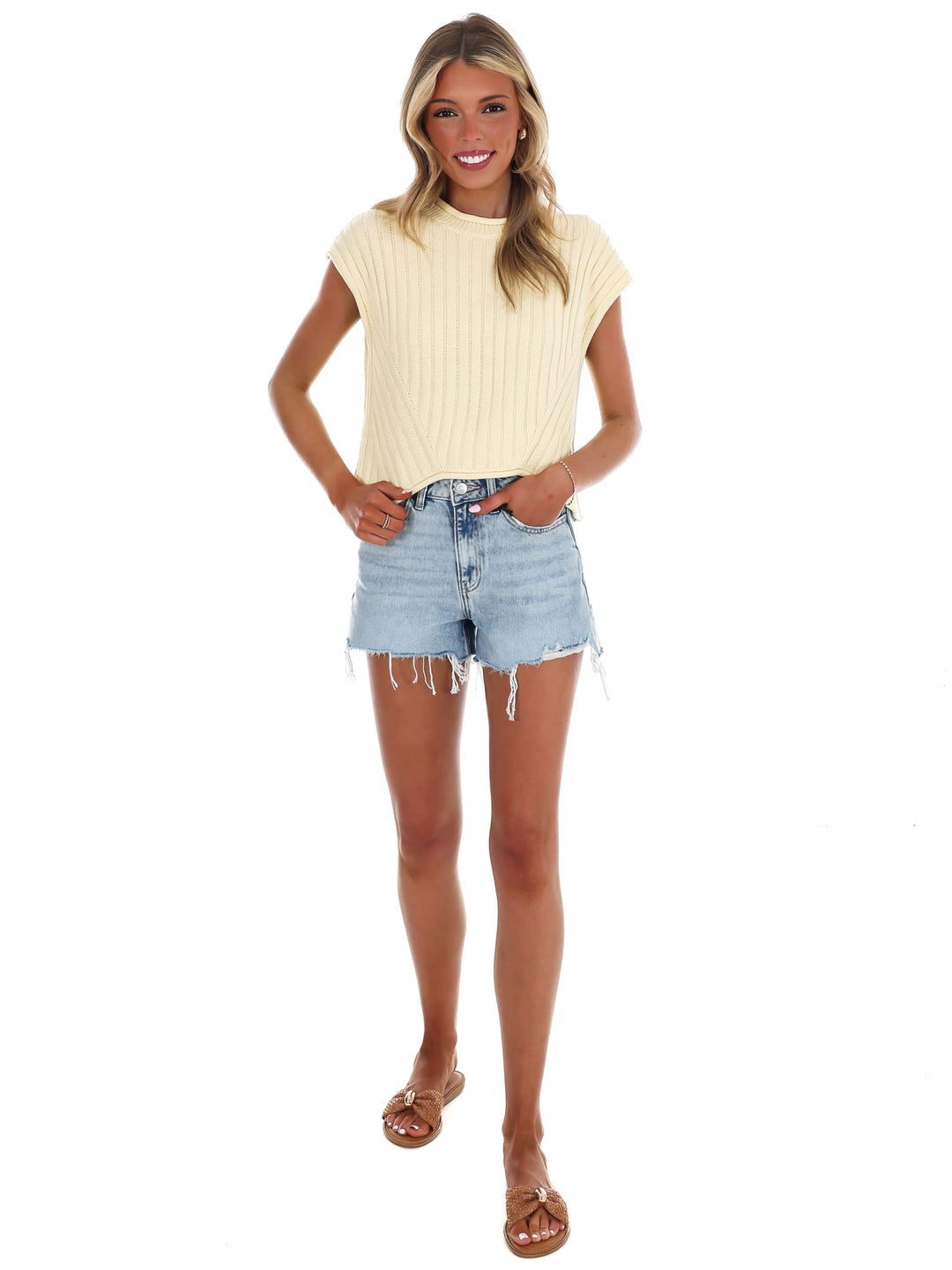 Holding Me Back Sweater Top