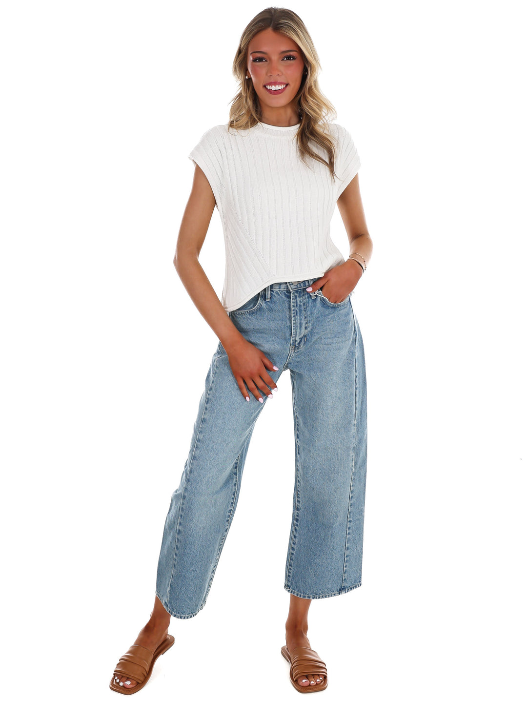 Holding Me Back Sweater Top