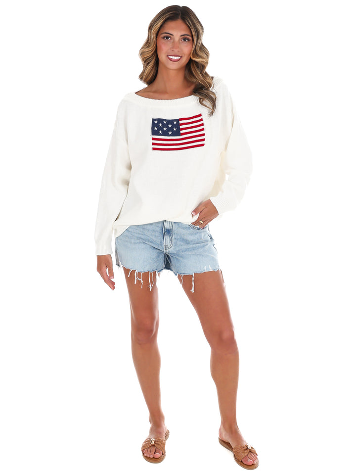 Miss Americana One Shoulder Sweater