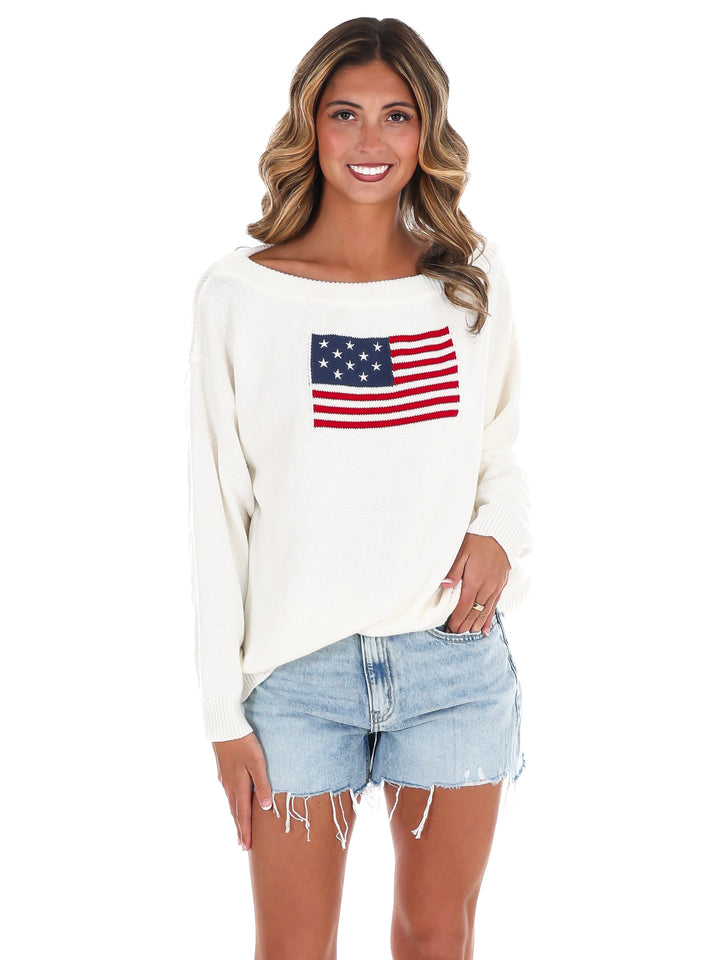 Miss Americana One Shoulder Sweater
