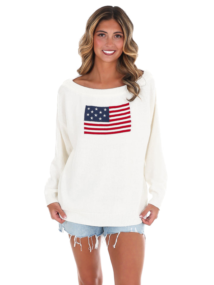 Miss Americana One Shoulder Sweater