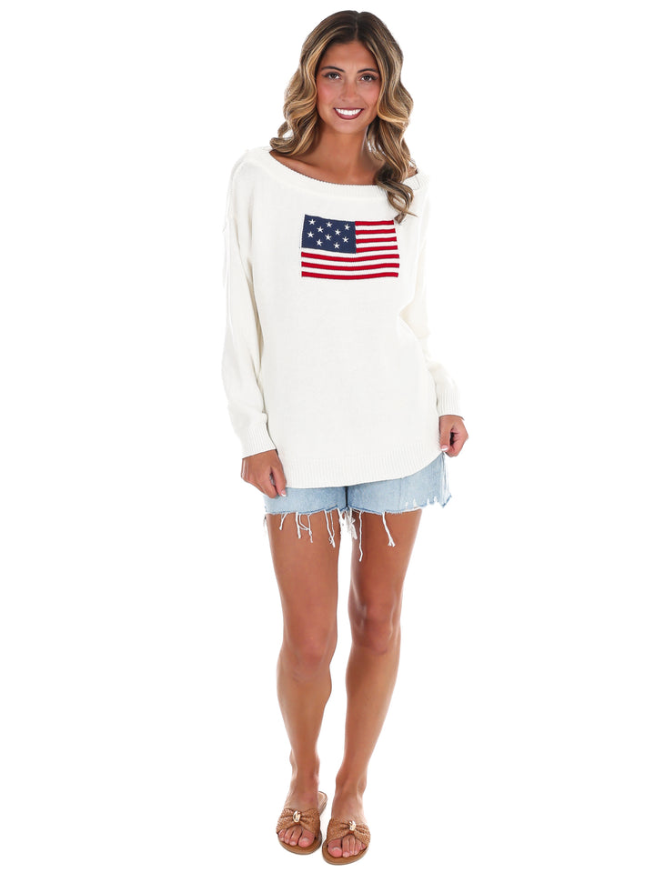 Miss Americana One Shoulder Sweater