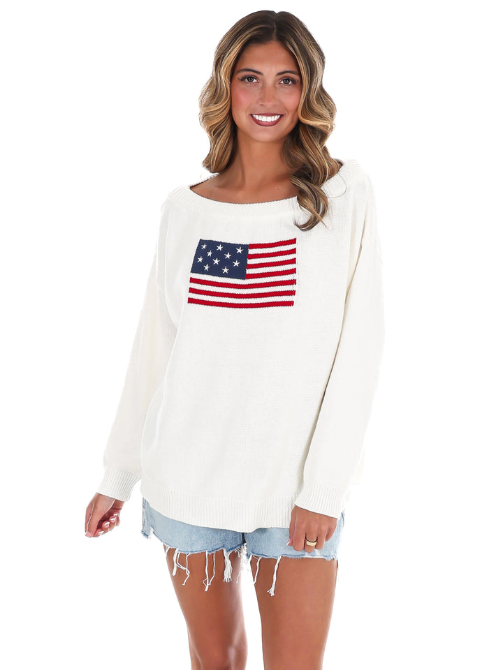Miss Americana One Shoulder Sweater