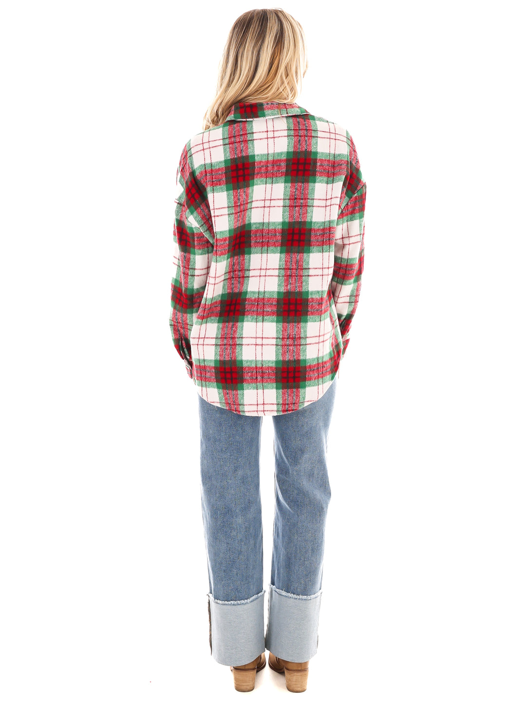 Comfort and Joy Plaid Shacket