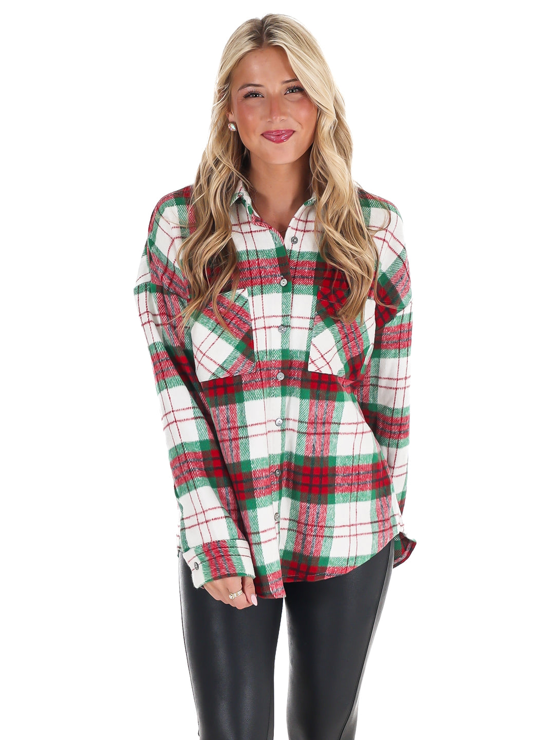 Comfort and Joy Plaid Shacket