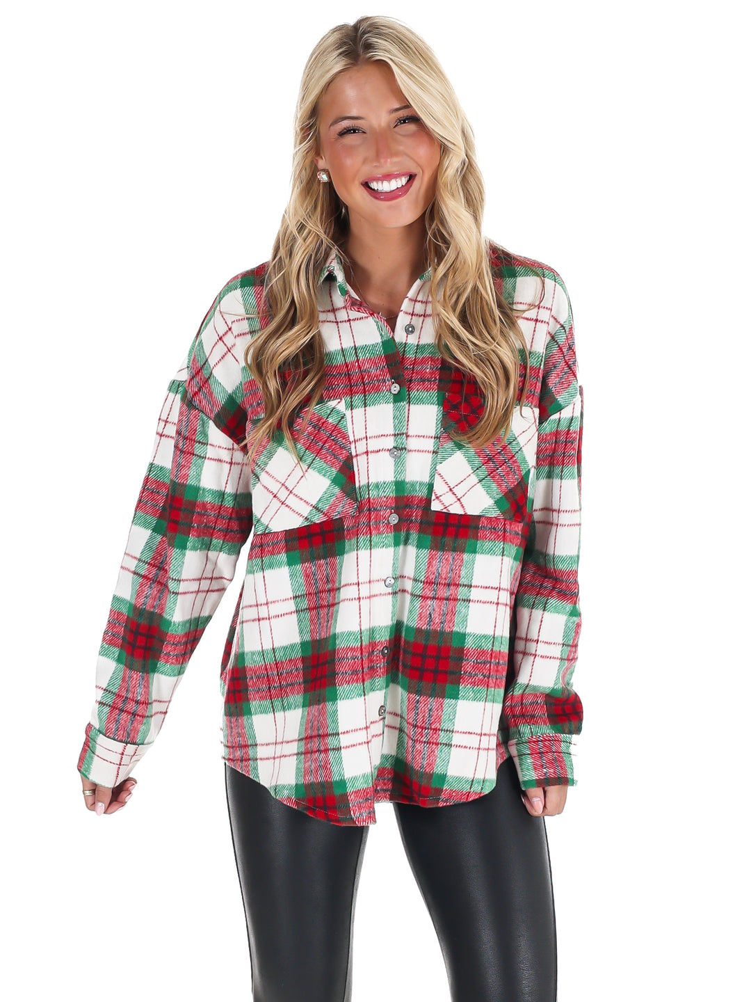 Comfort and Joy Plaid Shacket