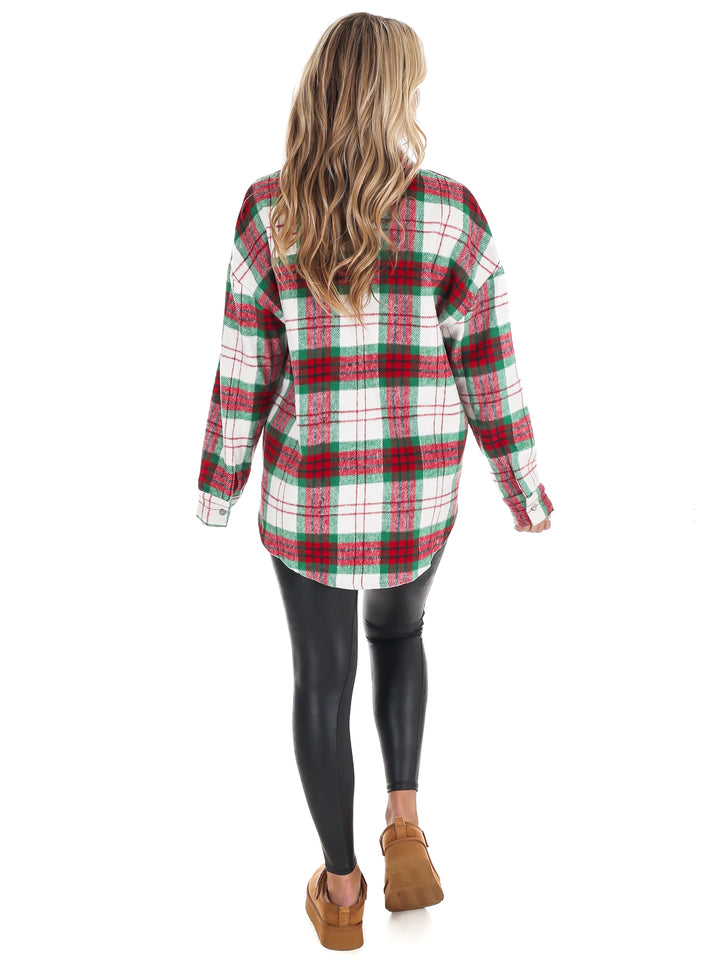 Comfort and Joy Plaid Shacket