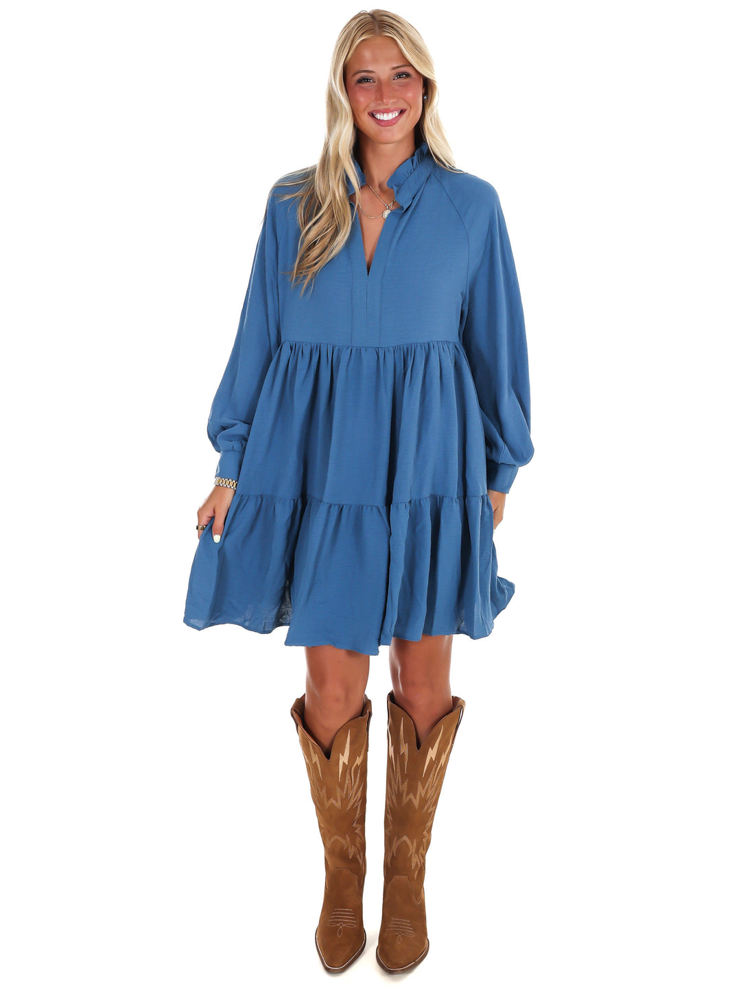 Daily Affirmations Tiered Dress