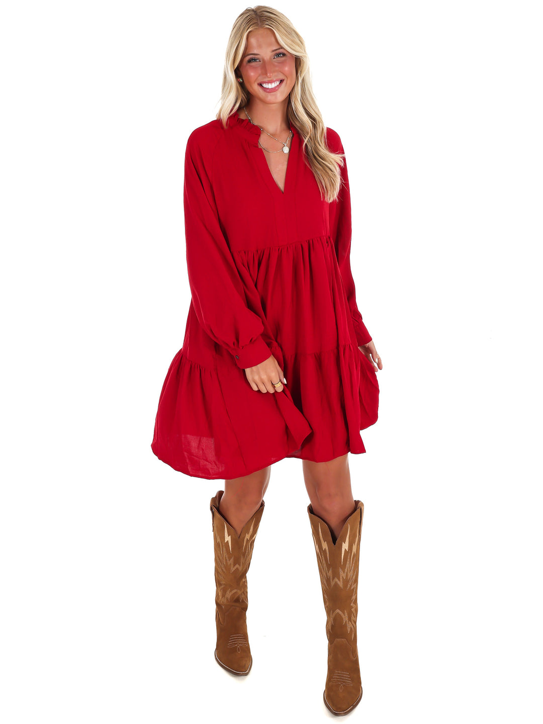 Daily Affirmations Tiered Dress