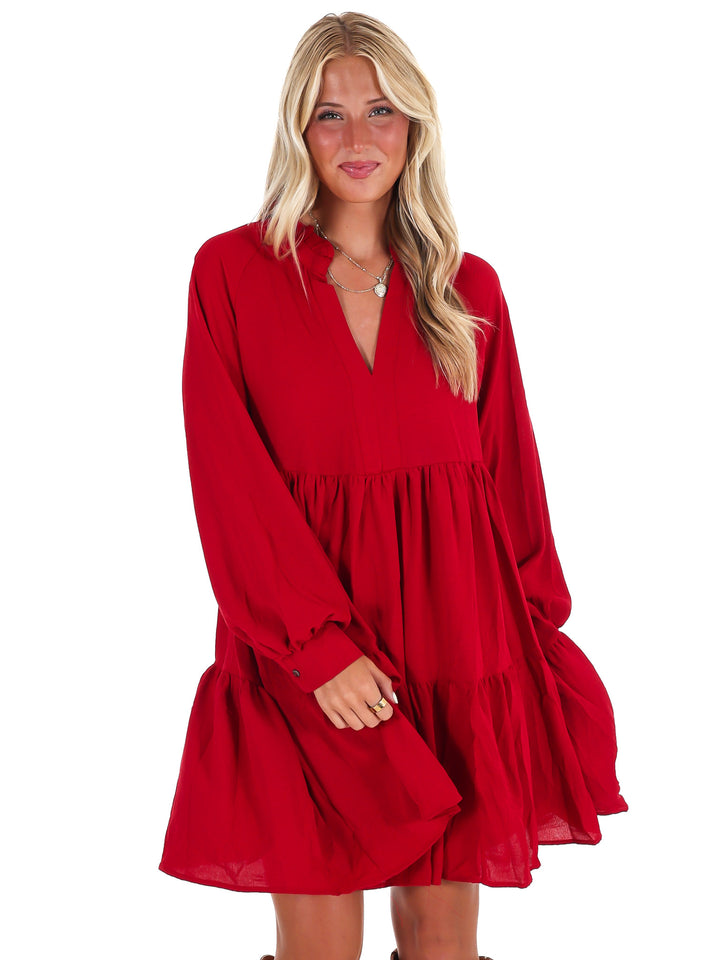 Daily Affirmations Tiered Dress