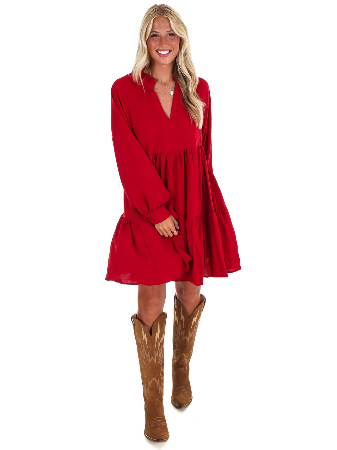 Daily Affirmations Tiered Dress