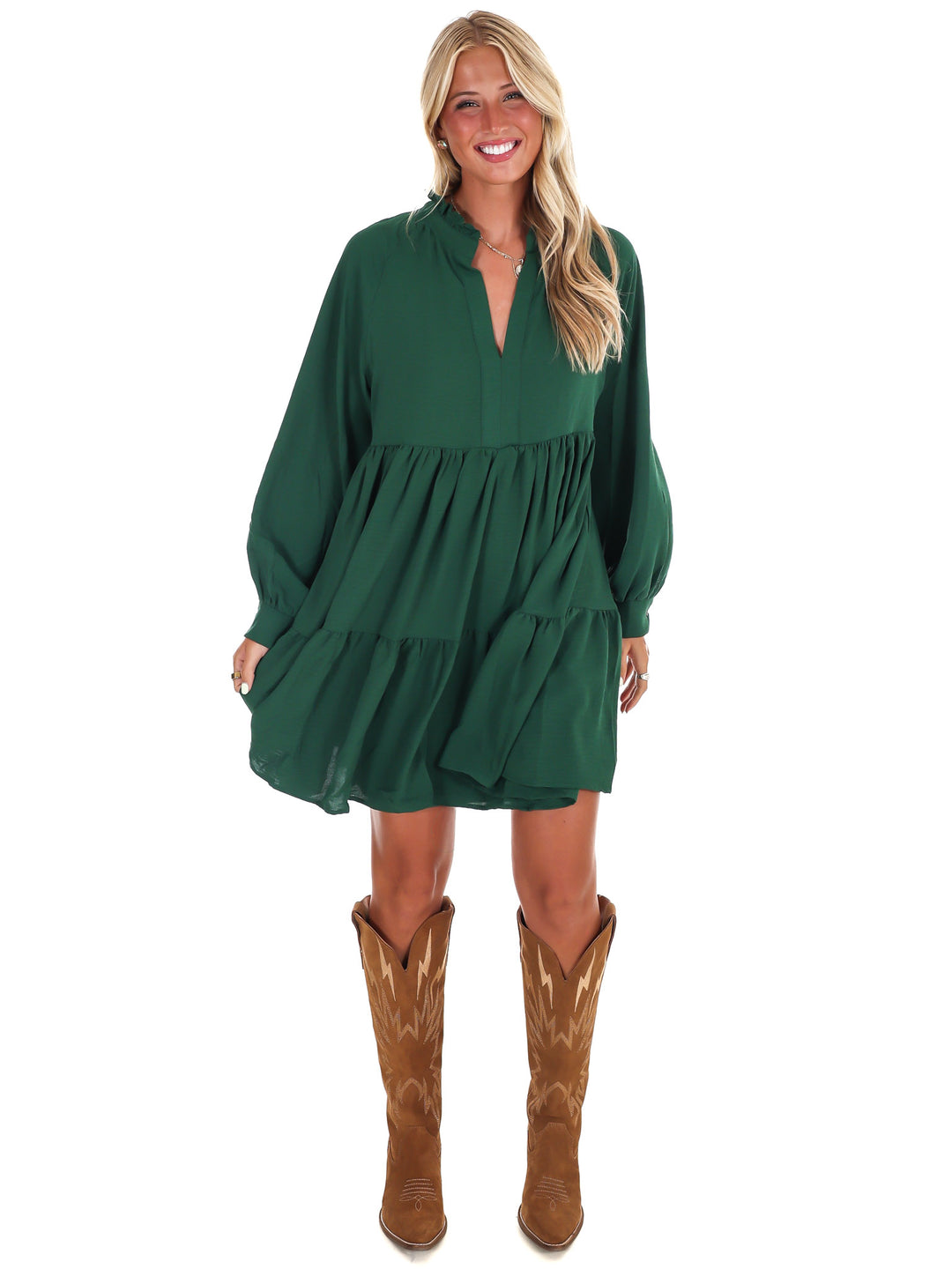 Daily Affirmations Tiered Dress