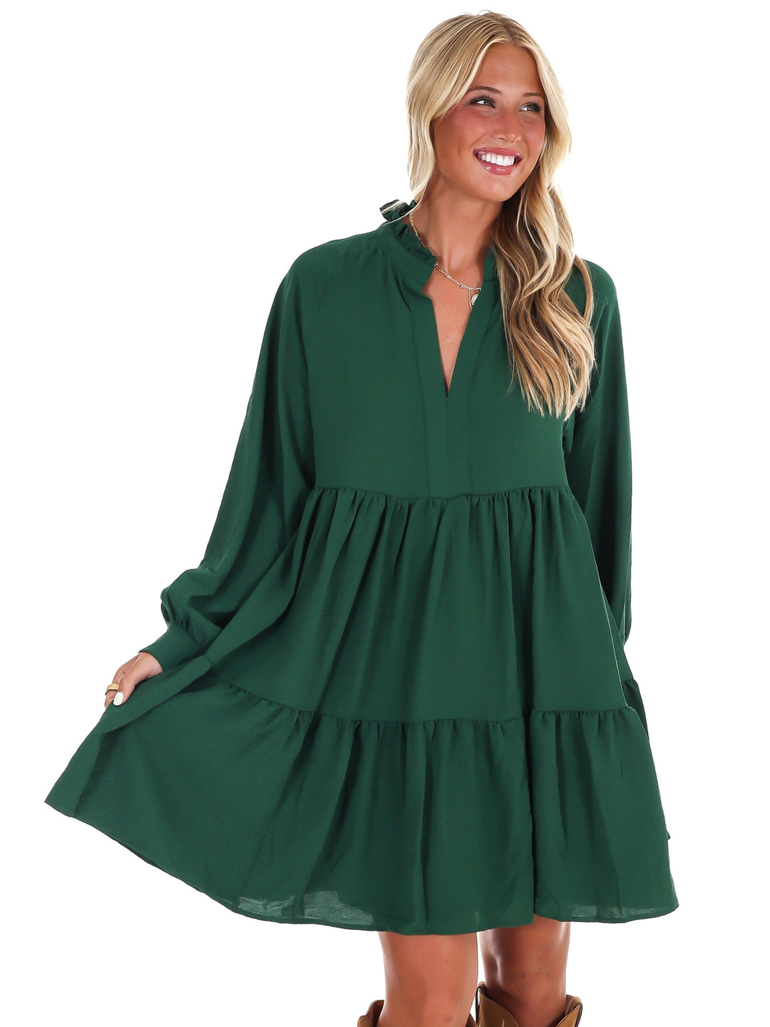 Daily Affirmations Tiered Dress