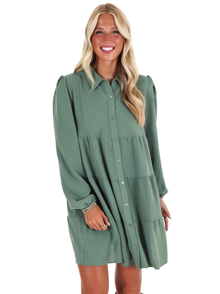 Morning Light Button Down Dress