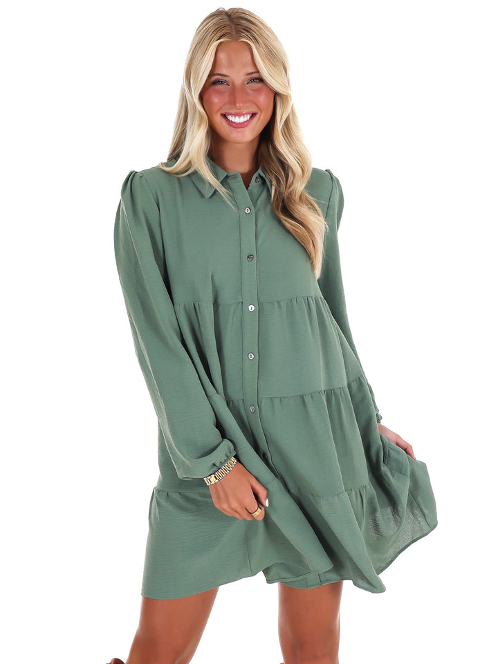 Morning Light Button Down Dress
