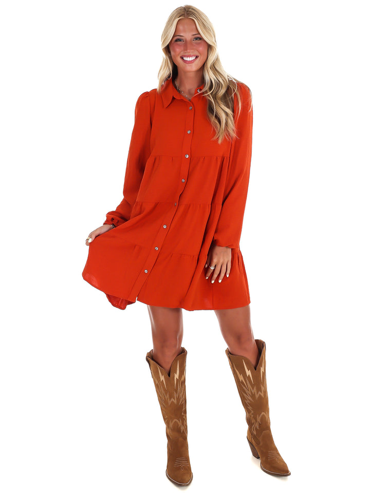 Morning Light Button Down Dress