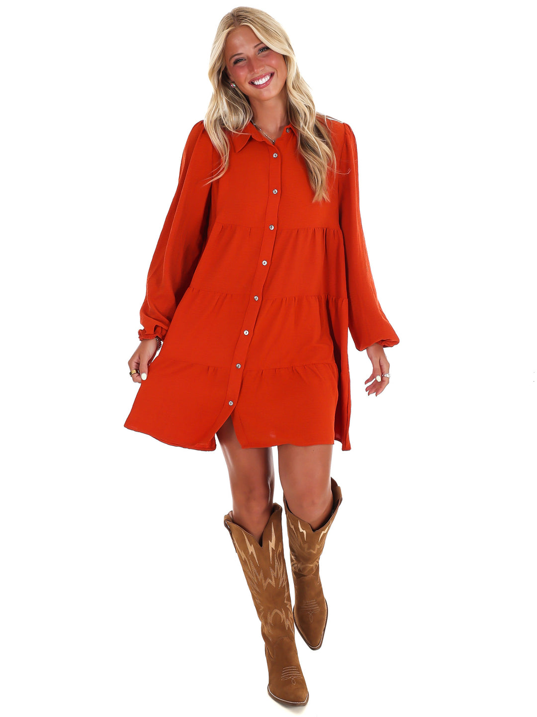 Morning Light Button Down Dress