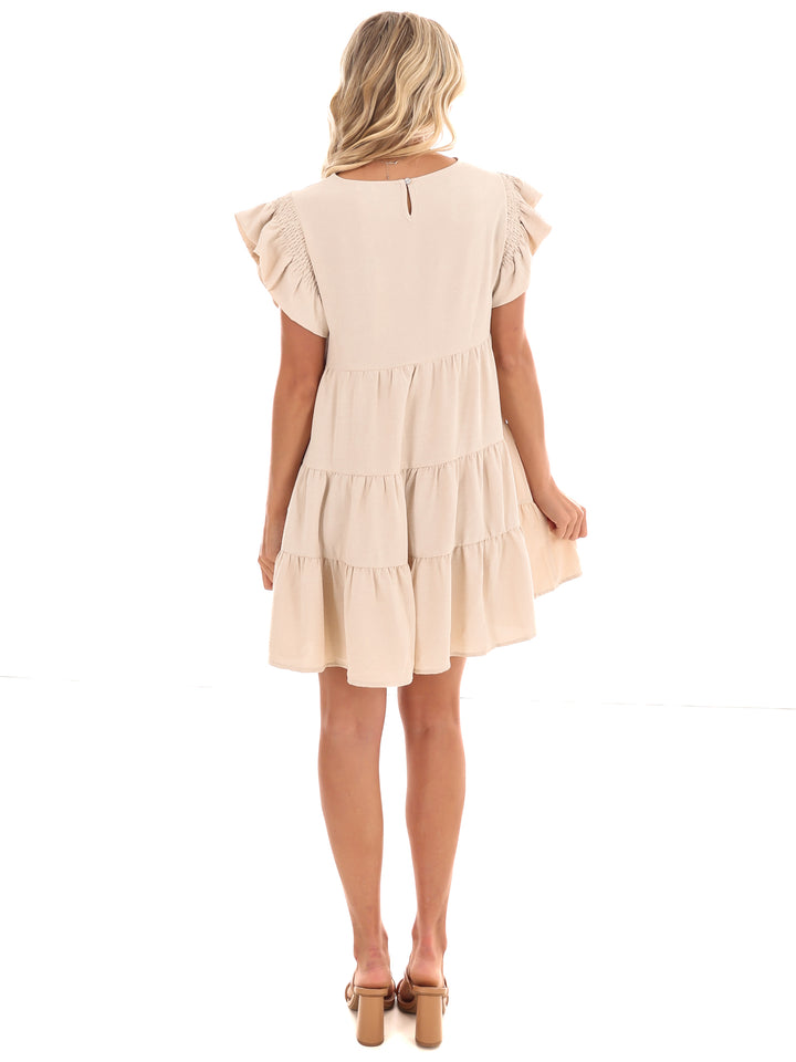 Time for Brunch Ruffle Mini Dress