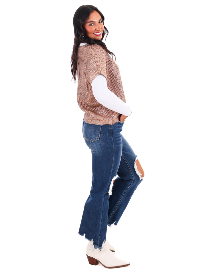 Sure to Dazzle Metallic Sweater