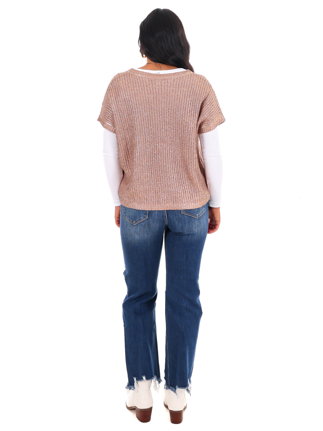 Sure to Dazzle Metallic Sweater