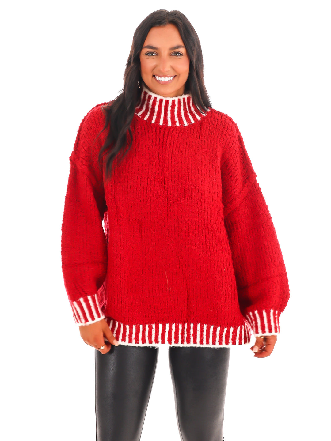 Endless Journey Contrast Sweater Top