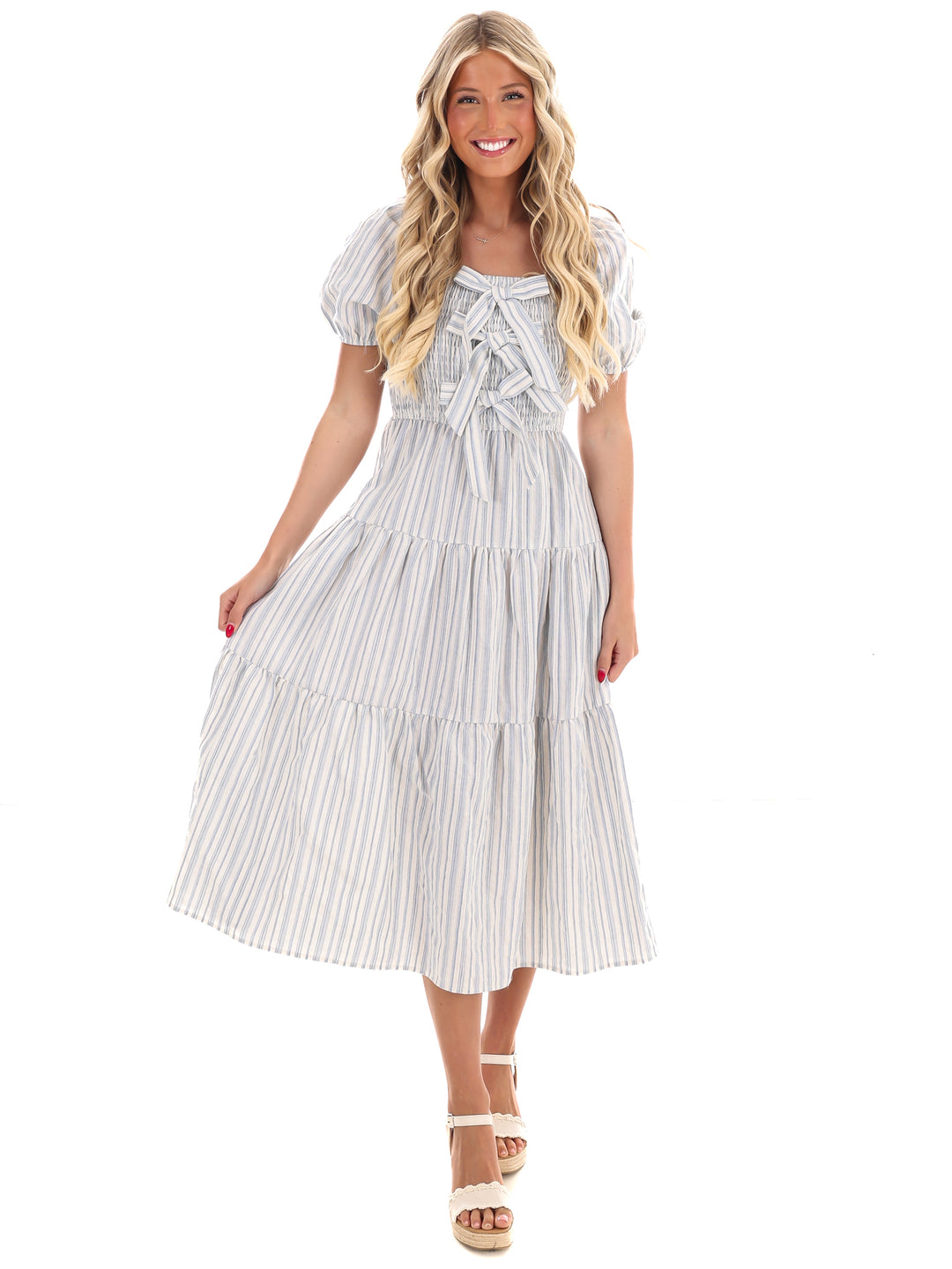 Finding Comfort Striped Dress