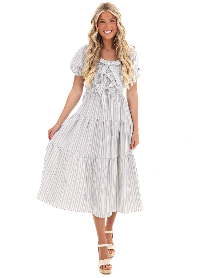 Finding Comfort Striped Dress