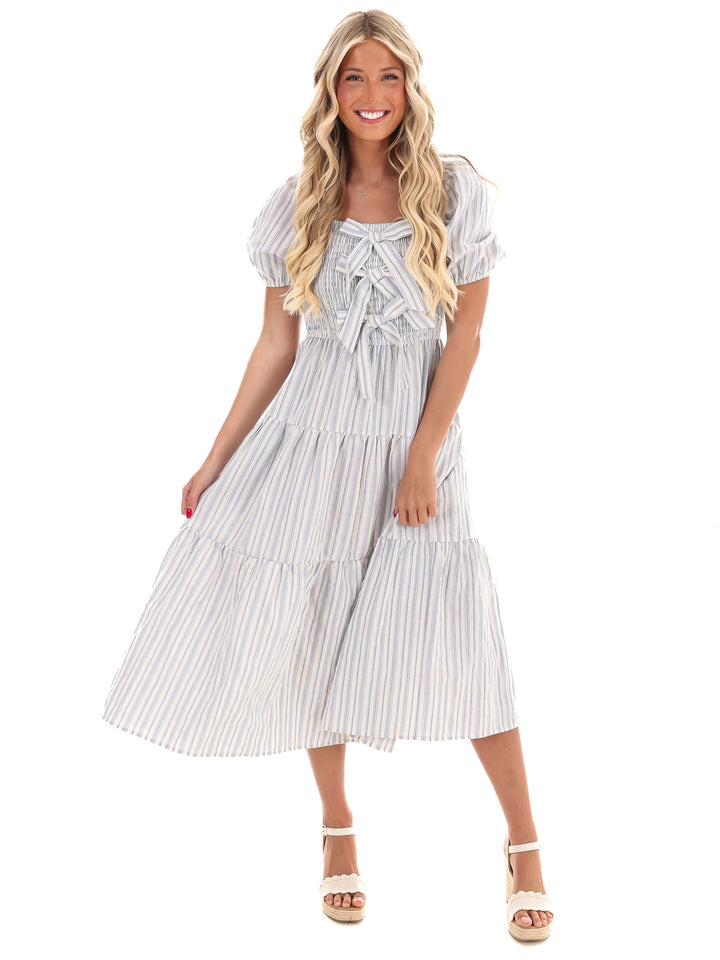 Finding Comfort Striped Dress