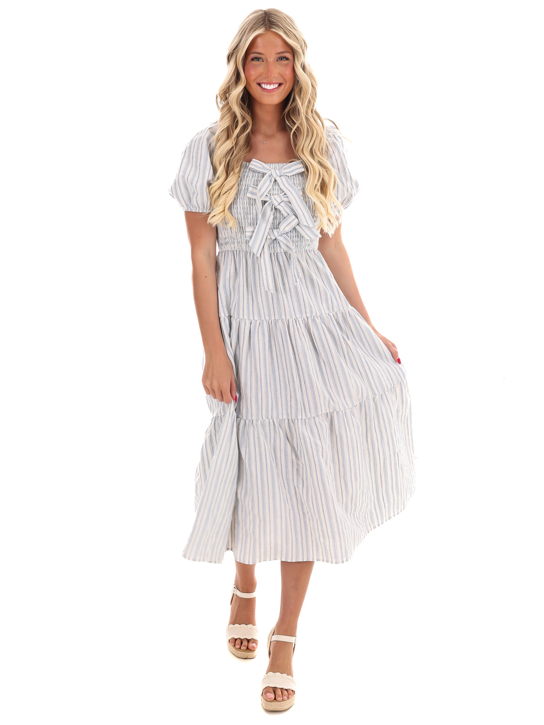 Finding Comfort Striped Dress
