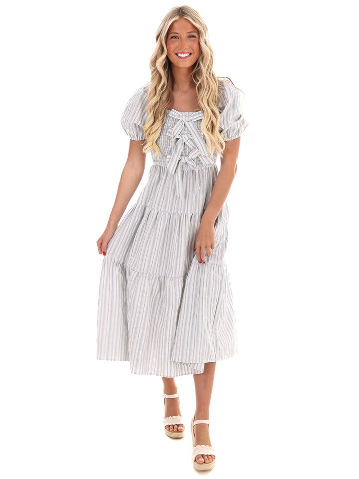 Finding Comfort Striped Dress