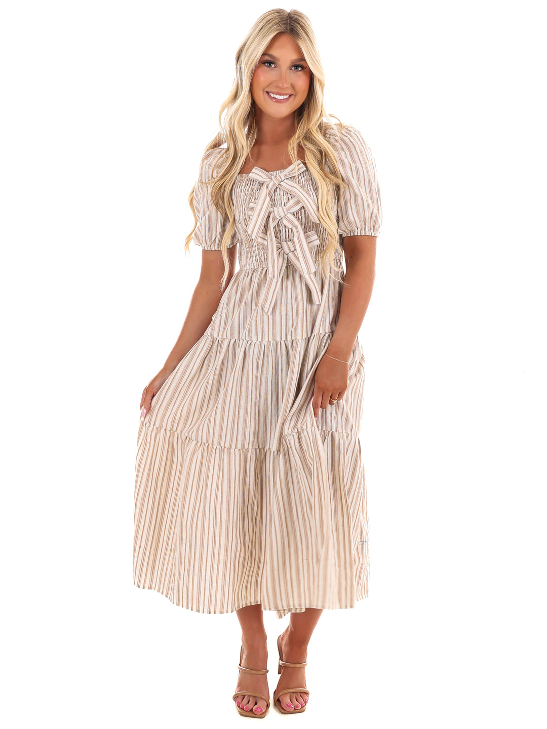 Finding Comfort Striped Dress