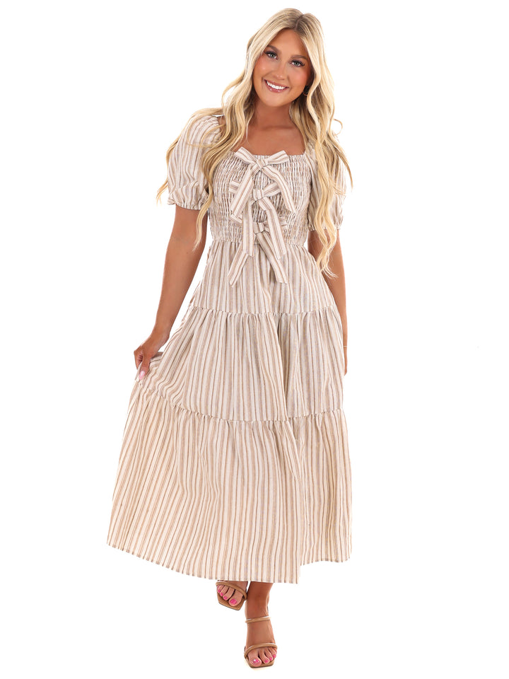 Finding Comfort Striped Dress