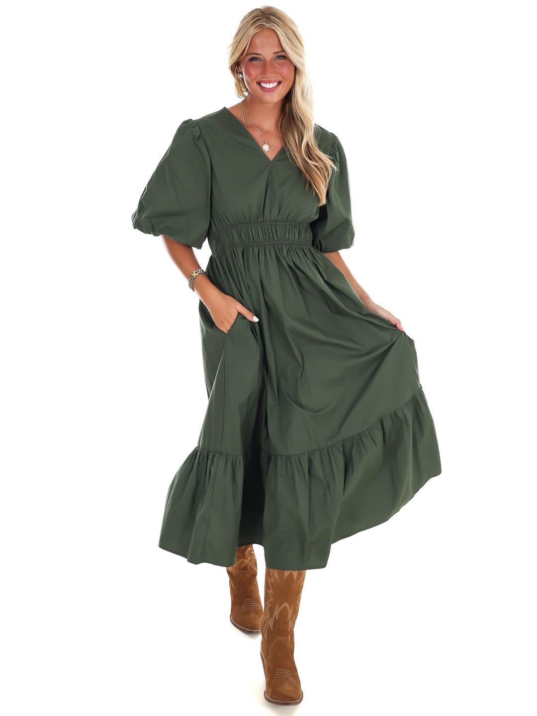 Forget Me Not Midi Dress