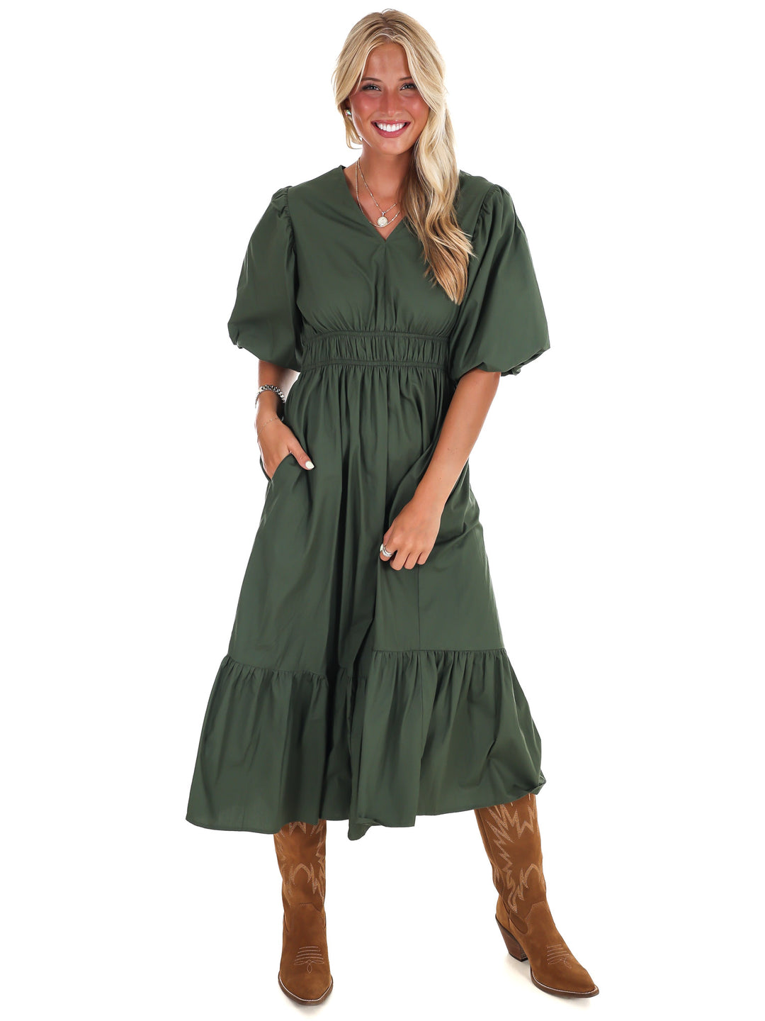 Forget Me Not Midi Dress