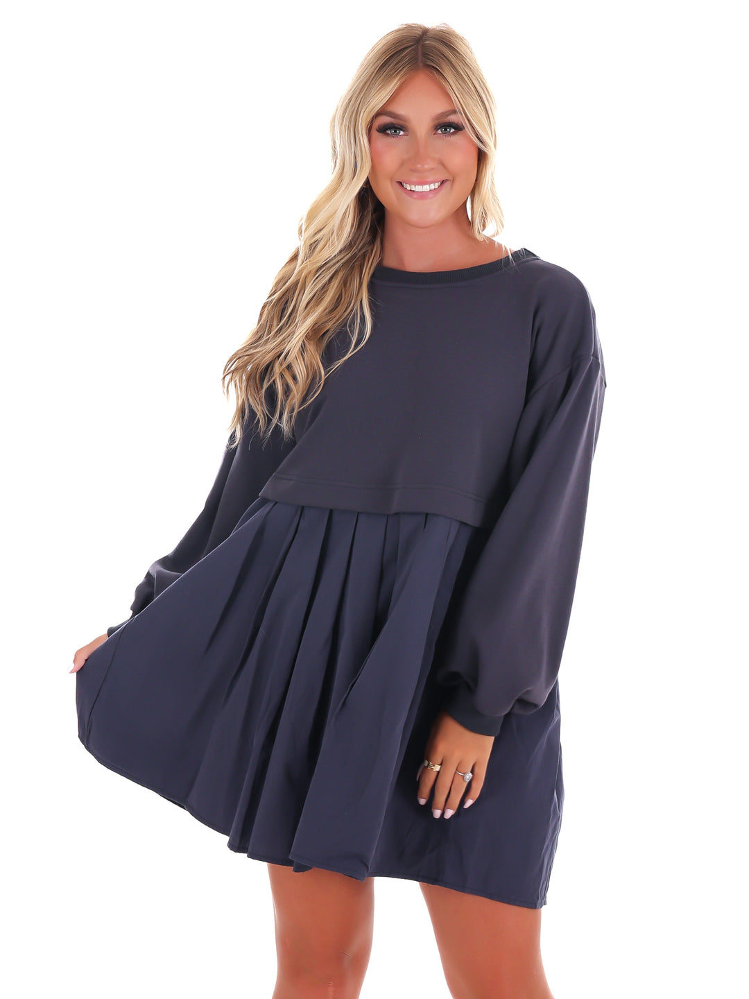 Breezy Delight Contrast Dress