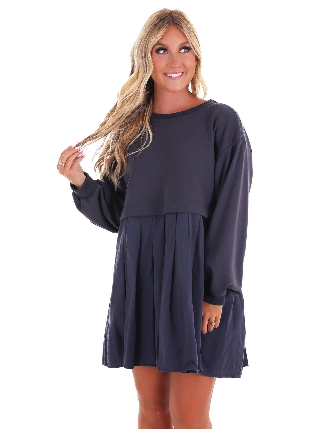 Breezy Delight Contrast Dress