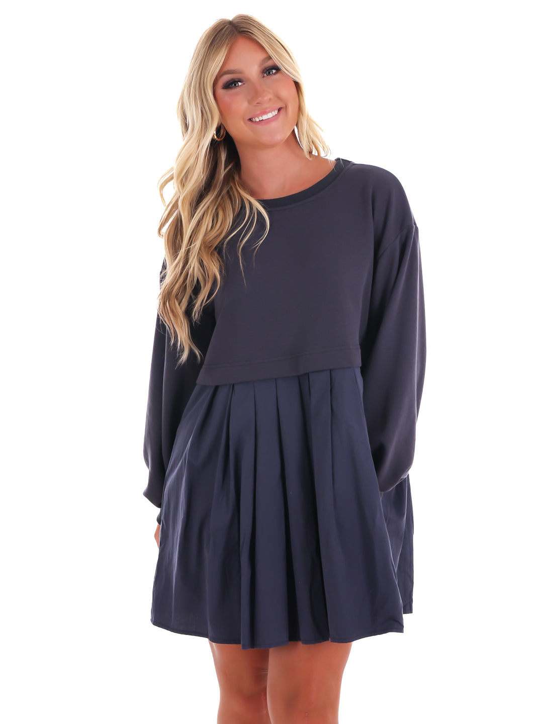 Breezy Delight Contrast Dress