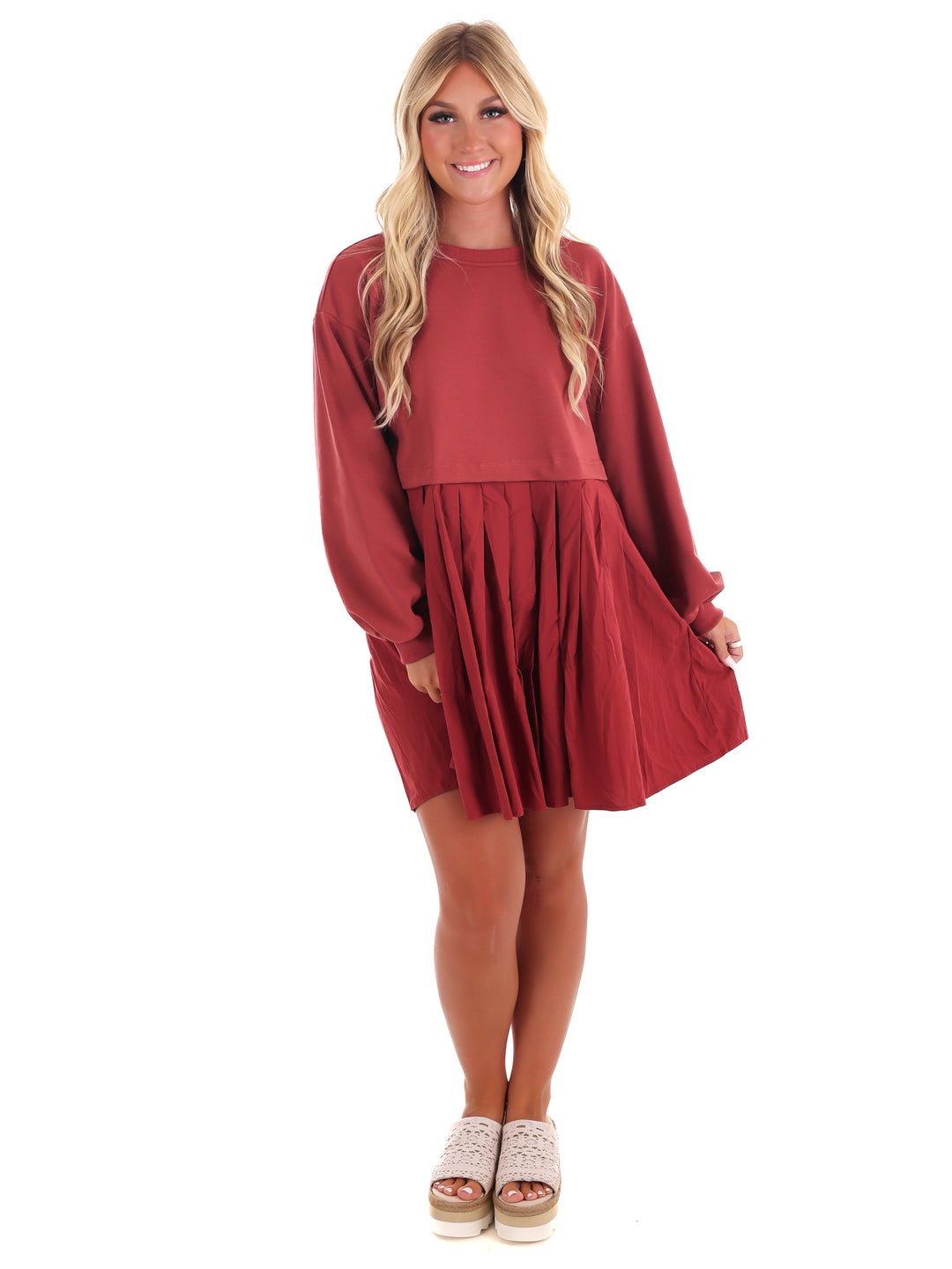 Breezy Delight Contrast Dress