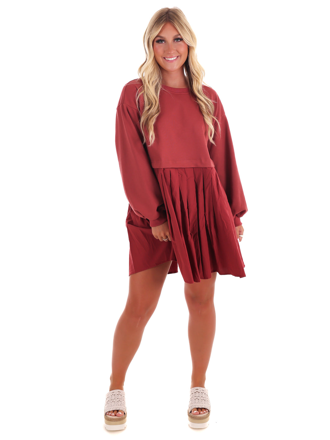 Breezy Delight Contrast Dress