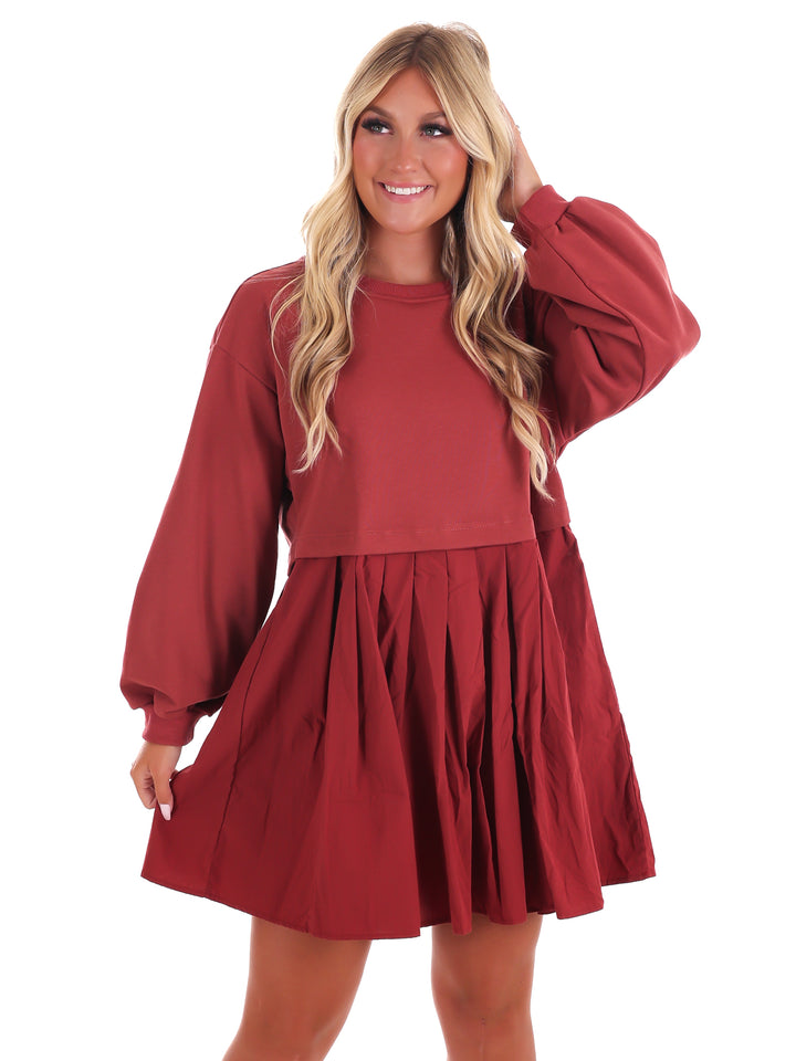 Breezy Delight Contrast Dress