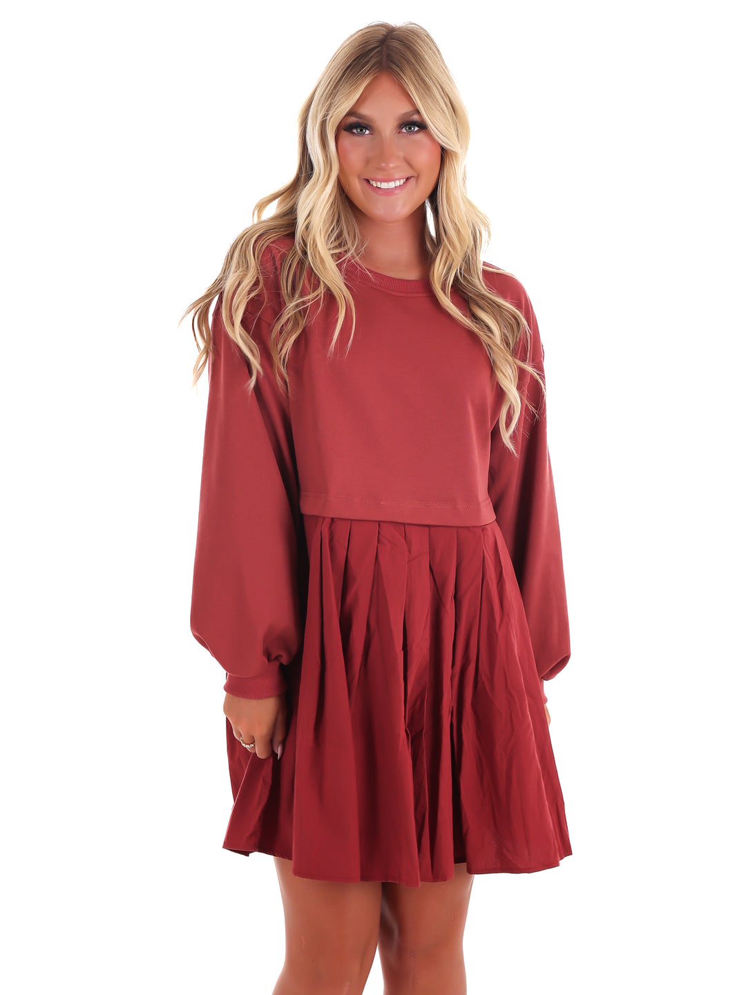 Breezy Delight Contrast Dress