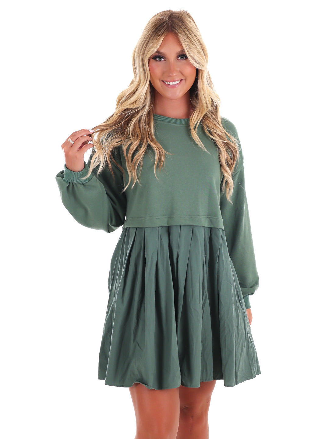 Breezy Delight Contrast Dress