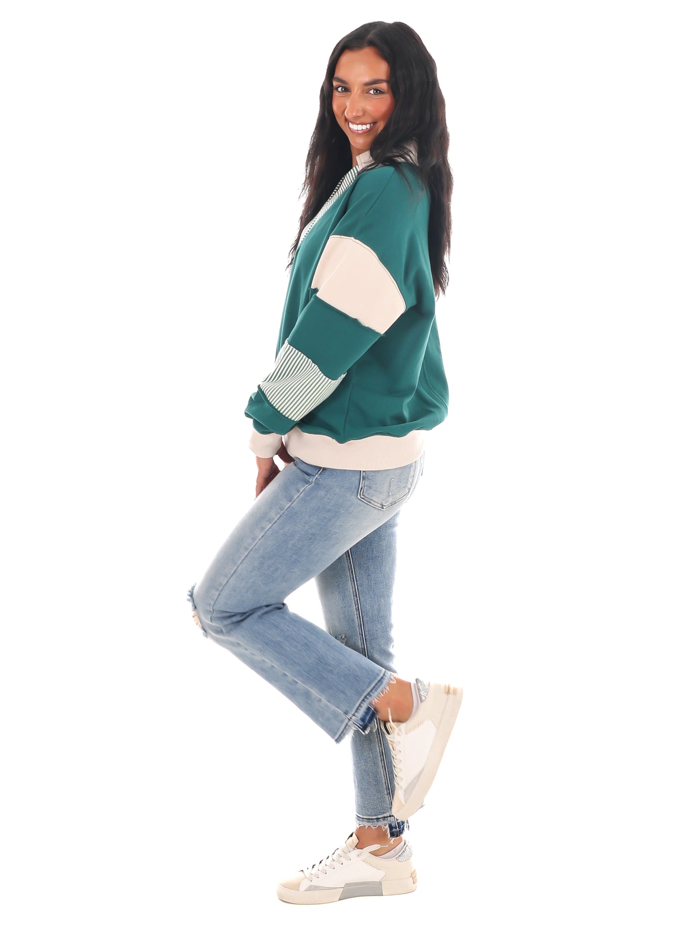 Girl on the Go Colorblock Sweatshirt