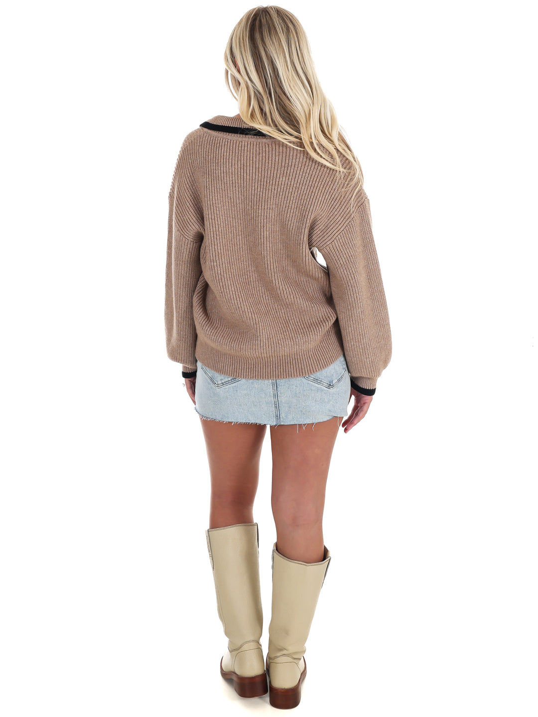 City Stroll V-Neck Sweater