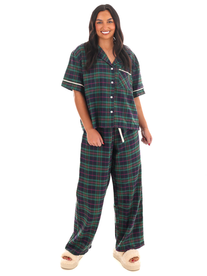 North Pole Nights Plaid Christmas Pajamas