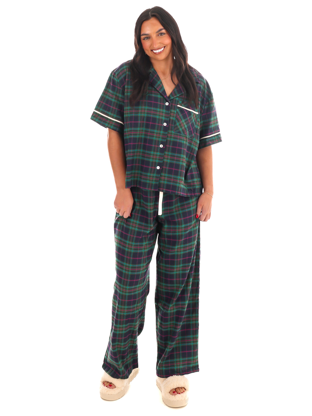 North Pole Nights Plaid Christmas Pajamas