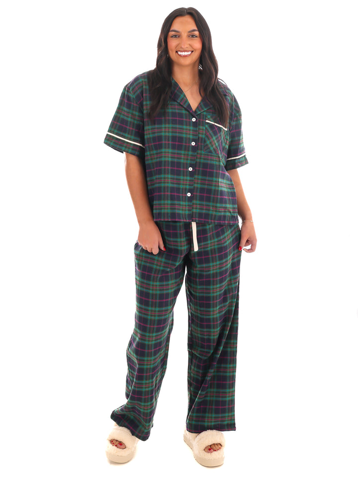 North Pole Nights Plaid Christmas Pajamas