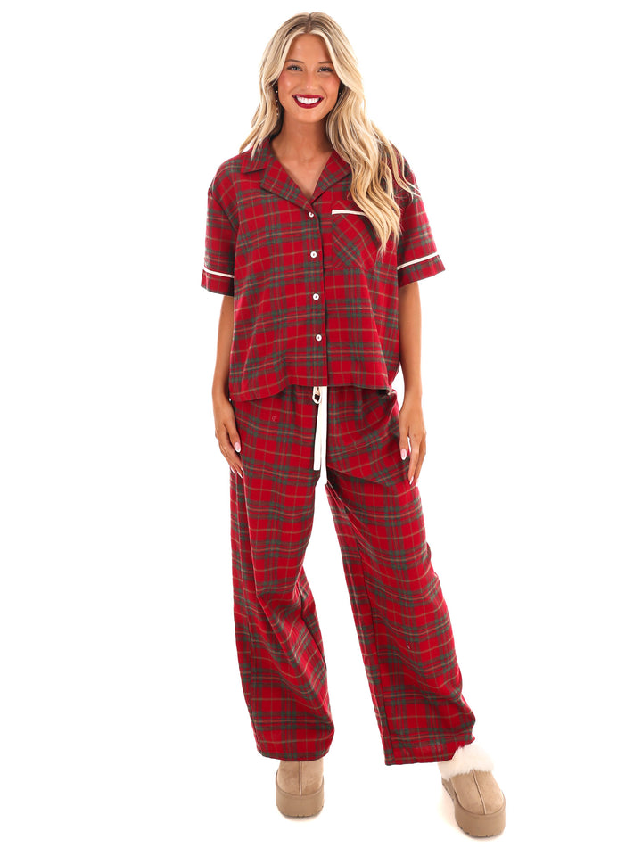 North Pole Nights Plaid Christmas Pajamas