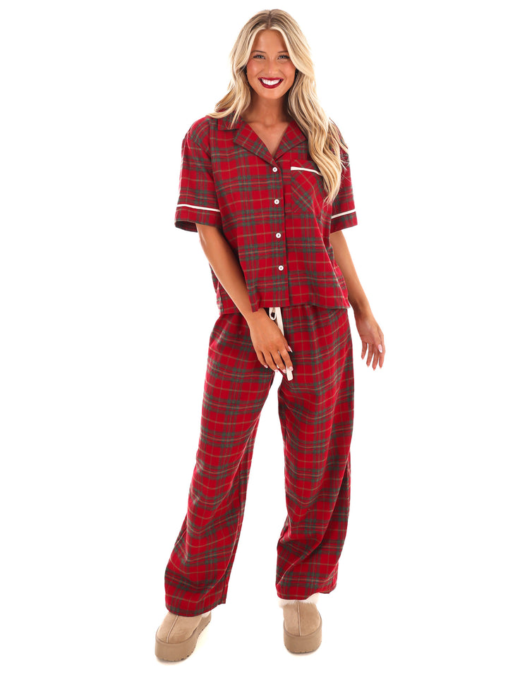 North Pole Nights Plaid Christmas Pajamas