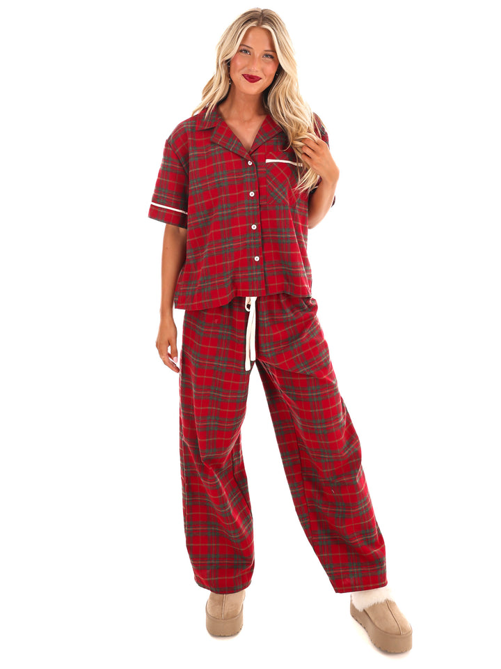 North Pole Nights Plaid Christmas Pajamas